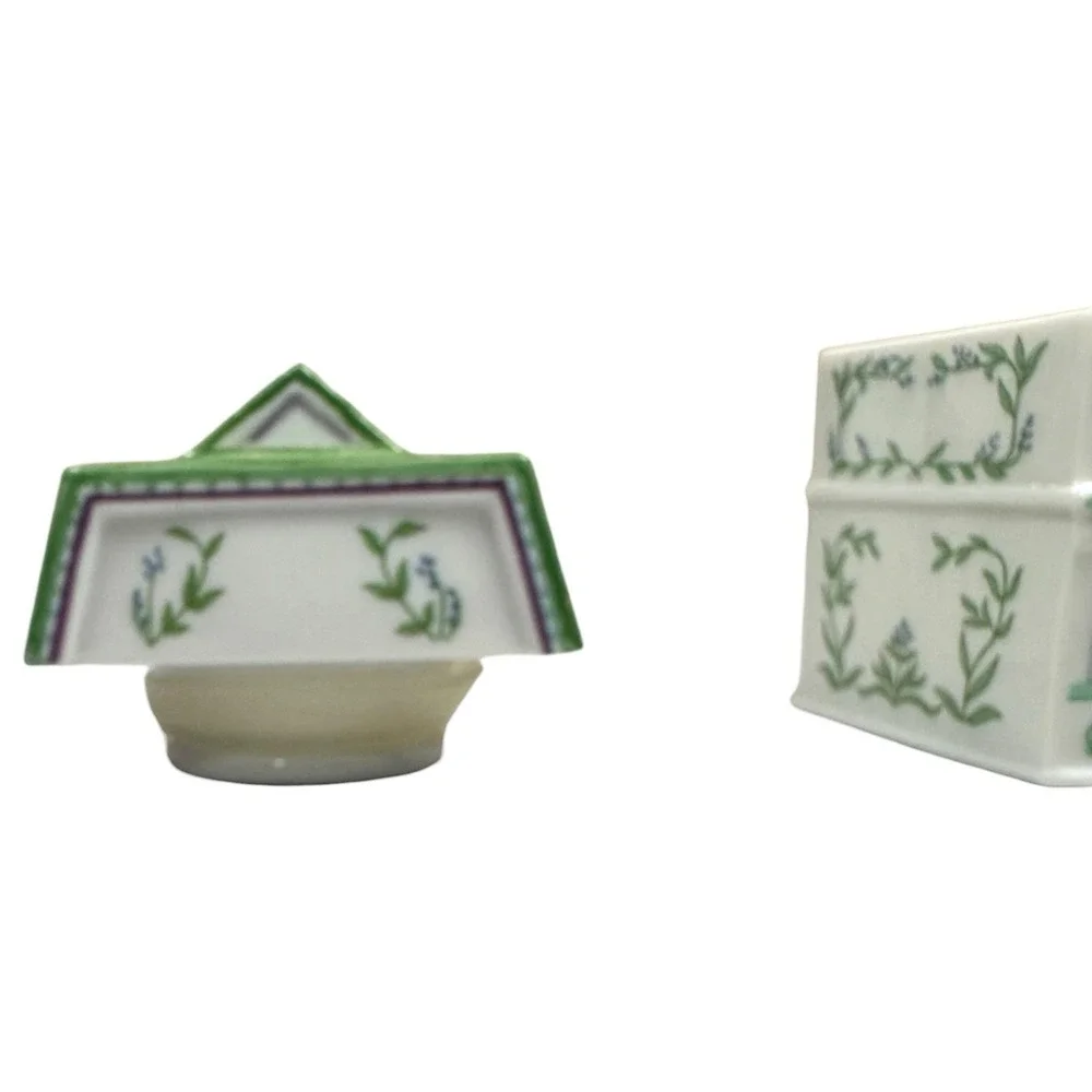 Vintage Lenox Spice Village Tarragon House Spice Jar 1989 Porcelain Replacement